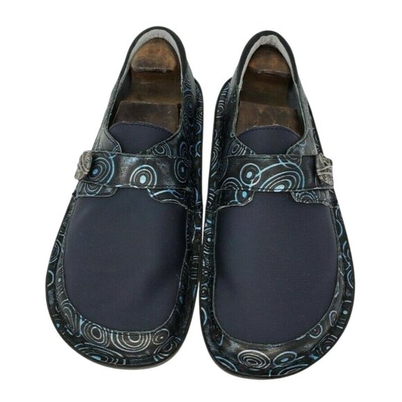 Alegria PG Lite Women’s Galaxy Blue Comfort Shoes sz 37 (US 7–7.5) Nursing Clogs - Picture 4 of 10